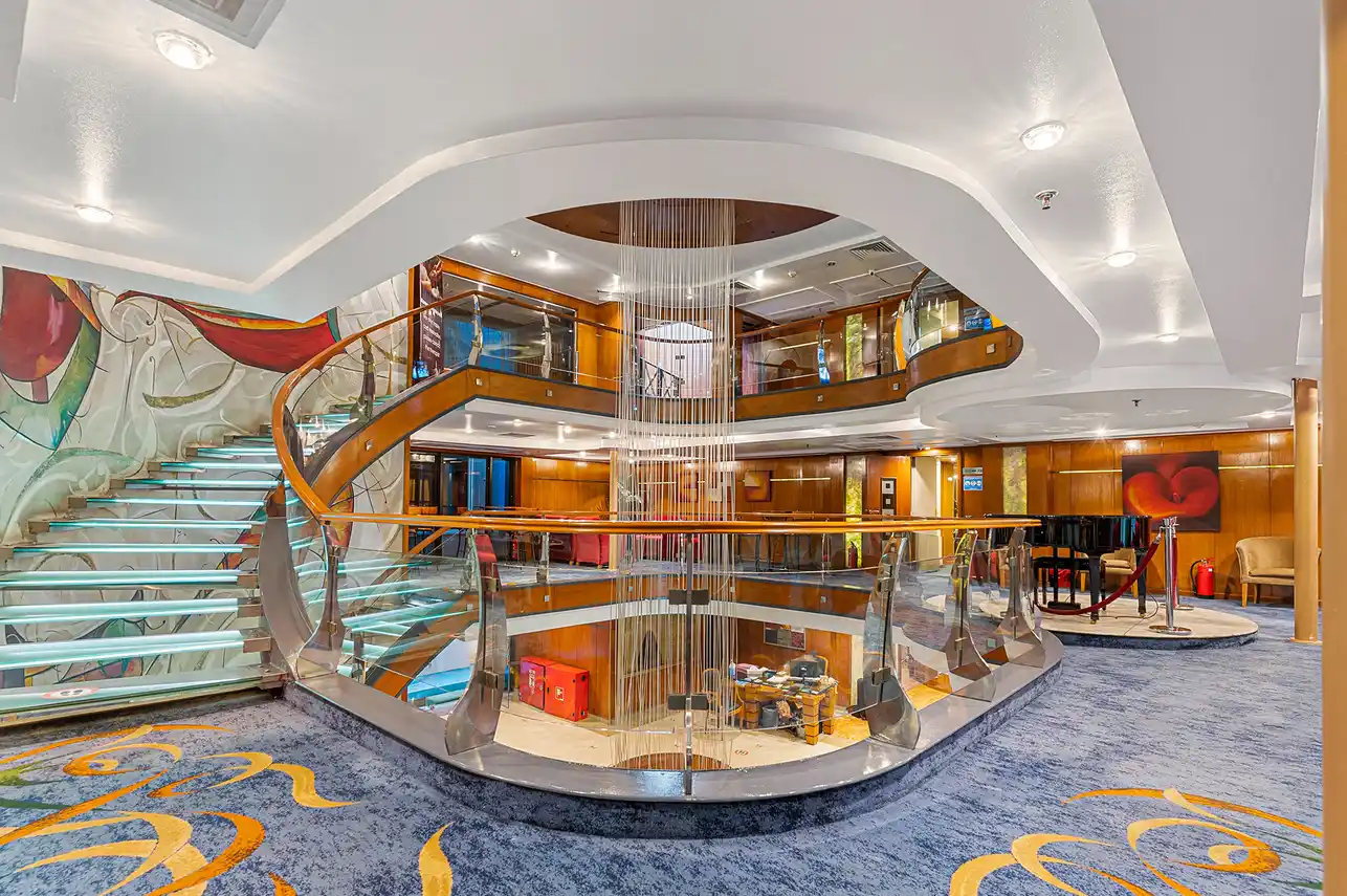 Lobby of the MS Mojito Nile Cruise Nile cruise